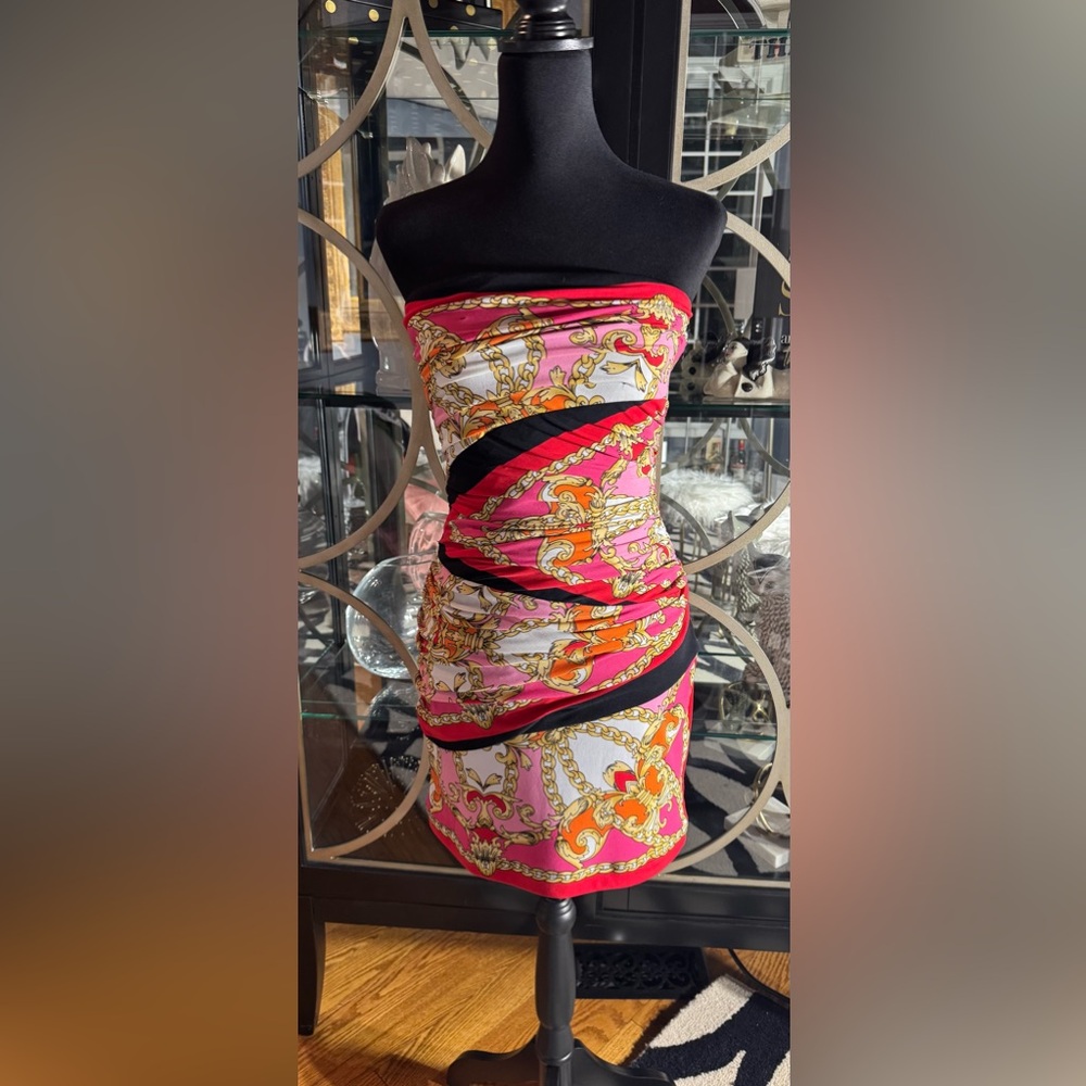 Arden B Strapless Ruched Dress